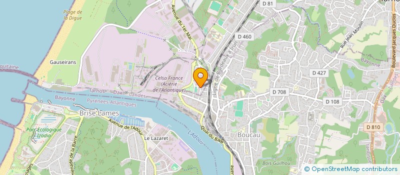 localisation de l'entreprise MONSIEUR DYLAN KEMLO  TARNOS