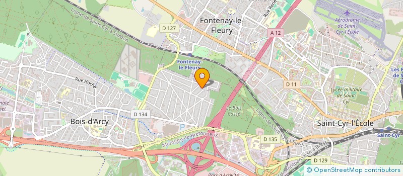 localisation de l'entreprise MONSIEUR DYLAN KERBELLEC  BOIS-D'ARCY