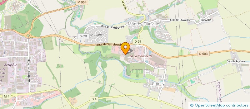 localisation de l'entreprise MONSIEUR DYLAN KESSLER  OGY-MONTOY-FLANVILLE