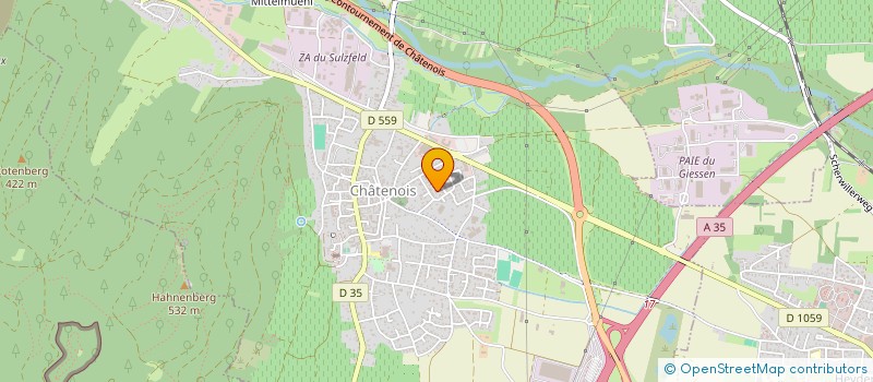 localisation de l'entreprise MONSIEUR DYLAN KHIREDDINE  CHATENOIS