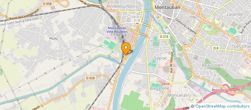 localisation de l'entreprise MONSIEUR DYLAN KORE  MONTAUBAN