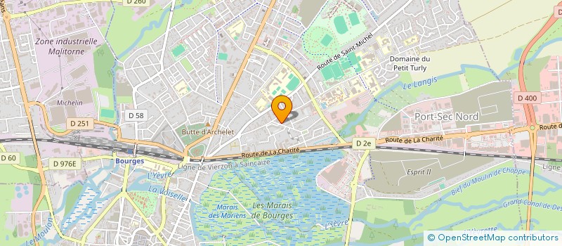 localisation de l'entreprise MONSIEUR DYLAN KOVETSKY  BOURGES