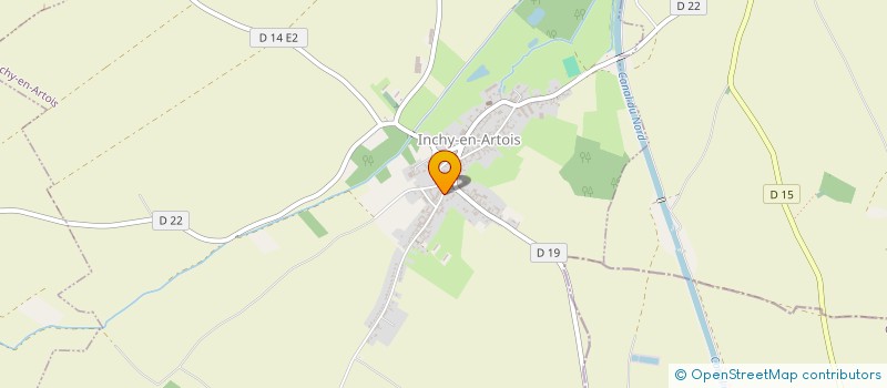 localisation de l'entreprise MONSIEUR DYLAN LANCELLE  INCHY-EN-ARTOIS