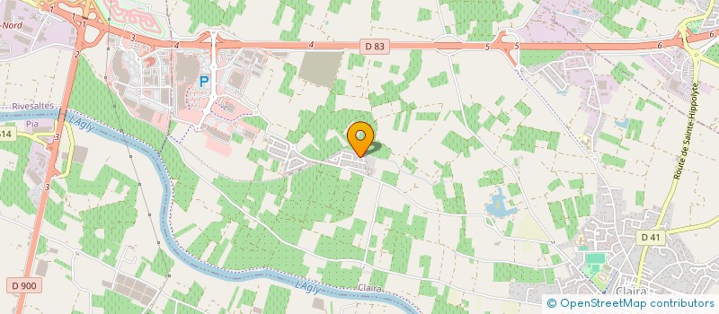 localisation de l'entreprise MONSIEUR DYLAN LAURET  CLAIRA