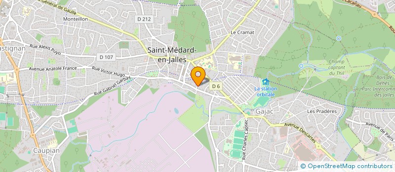 localisation de l'entreprise MONSIEUR DYLAN LE BRAS  SAINT-MEDARD-EN-JALLES