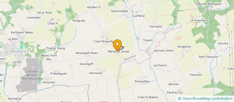 localisation de l'entreprise MONSIEUR DYLAN LE FLOC'H  PEUMERIT
