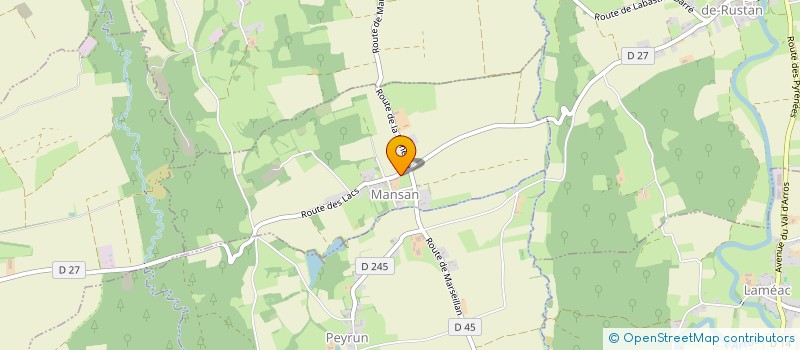 localisation de l'entreprise MONSIEUR DYLAN LE GALLOUX  MANSAN