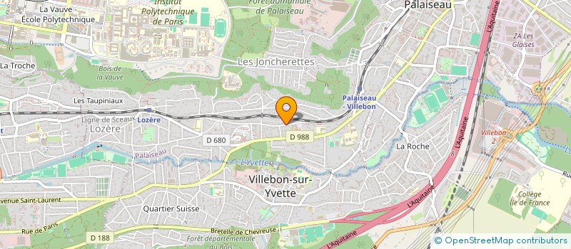 localisation de l'entreprise MONSIEUR DYLAN LEAL  PALAISEAU