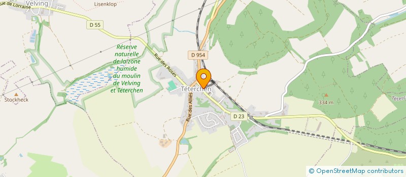 localisation de l'entreprise MONSIEUR DYLAN LEBON  TETERCHEN