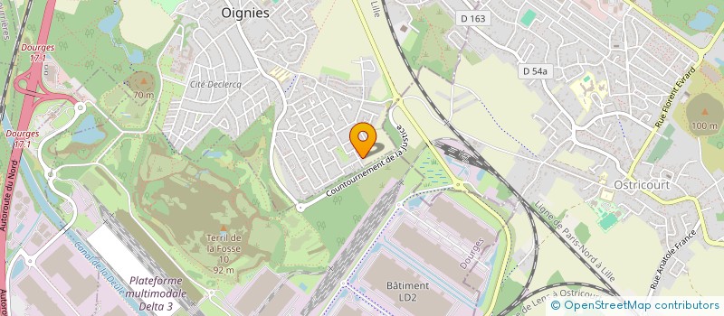 localisation de l'entreprise MONSIEUR DYLAN LEBRUN  OIGNIES