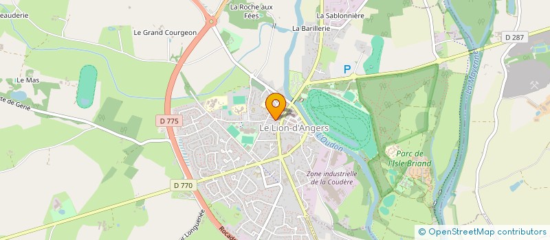 localisation de l'entreprise MONSIEUR DYLAN LECOMTE à LE LION-D'ANGERS