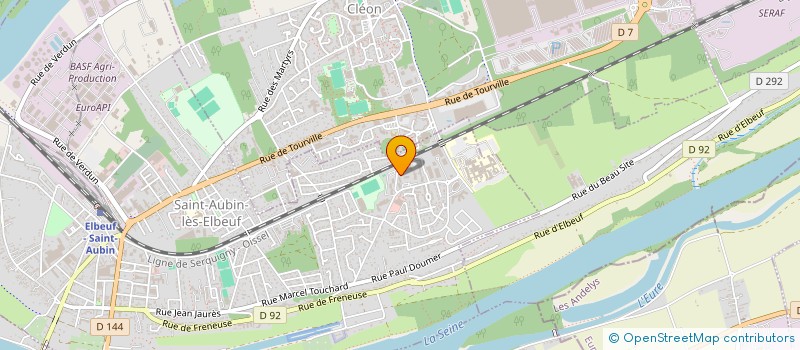 localisation de l'entreprise MONSIEUR DYLAN LEFEBVRE à SAINT-AUBIN-LES-ELBEUF