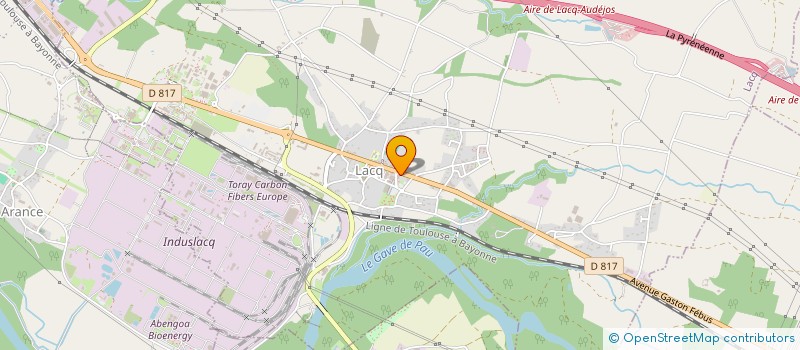 localisation de l'entreprise MONSIEUR DYLAN LEFEBVRE  MASLACQ