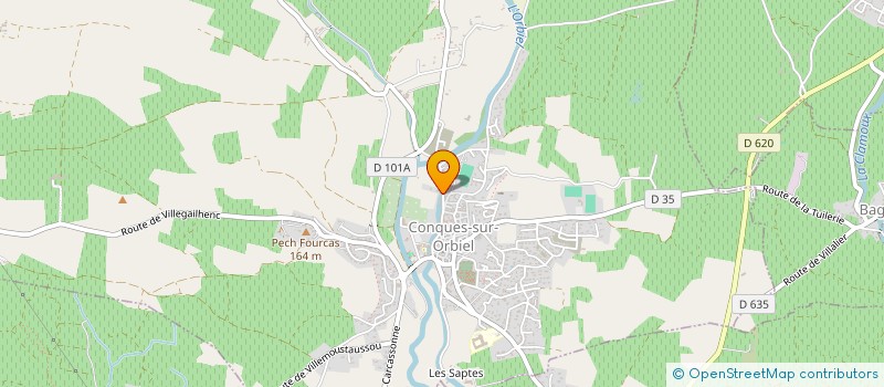 localisation de l'entreprise MONSIEUR DYLAN LEFEBVRE  CONQUES-SUR-ORBIEL