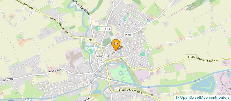 localisation de l'entreprise MONSIEUR DYLAN LEFEBVRE  MERVILLE