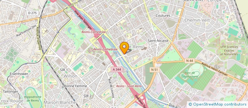 localisation de l'entreprise MONSIEUR DYLAN LEFORT à REIMS