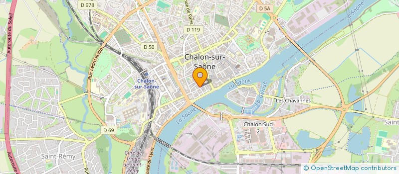 localisation de l'entreprise MONSIEUR DYLAN LEGROS à CHALON-SUR-SAONE