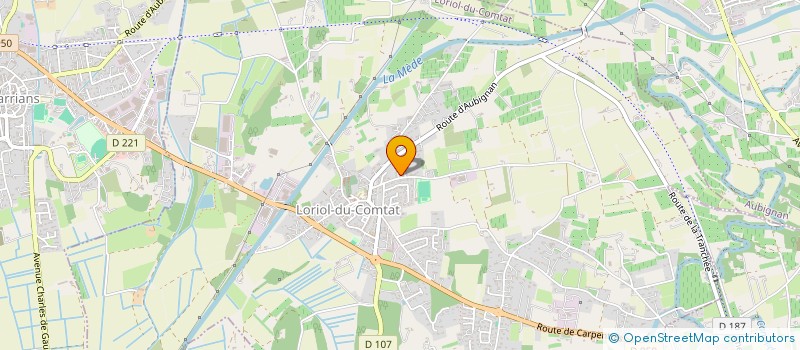 localisation de l'entreprise MONSIEUR DYLAN LEHN  LORIOL-DU-COMTAT