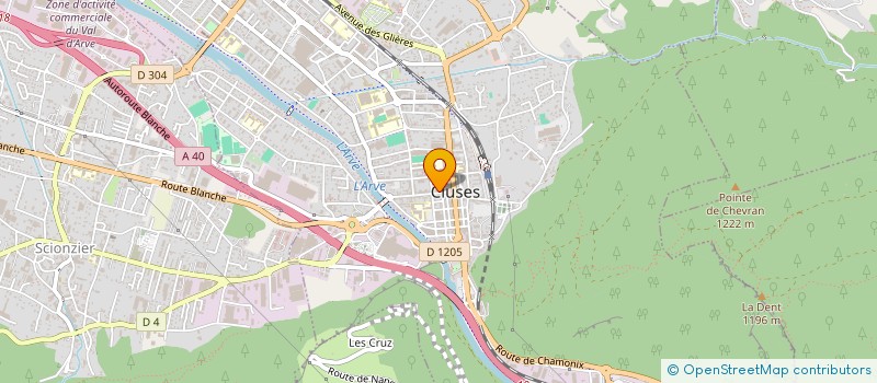 localisation de l'entreprise MONSIEUR DYLAN LEMAUFFE  CLUSES