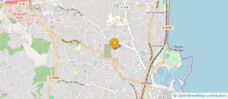 localisation de l'entreprise MONSIEUR DYLAN LESTIENNE  ANTIBES