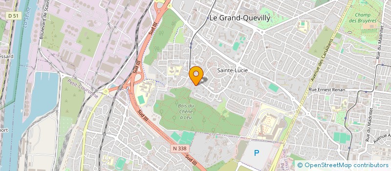 localisation de l'entreprise MONSIEUR DYLAN LESUEUR  LE GRAND-QUEVILLY