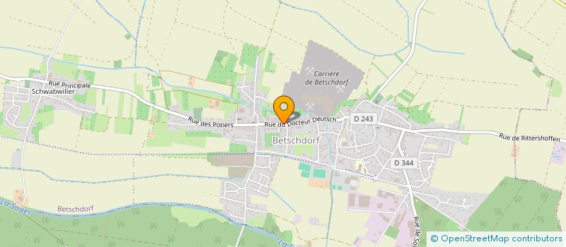 localisation de l'entreprise MONSIEUR DYLAN LINGER  BETSCHDORF