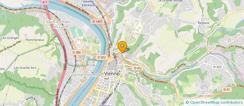 localisation de l'entreprise MONSIEUR DYLAN LLOR  VIENNE