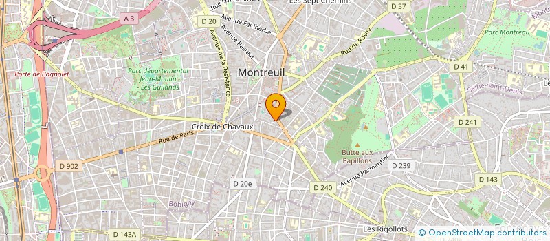 localisation de l'entreprise MONSIEUR DYLAN LONG CHO à MONTREUIL