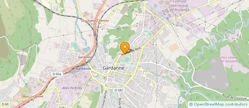 localisation de l'entreprise MONSIEUR DYLAN LOURENCO MARTINS à GARDANNE
