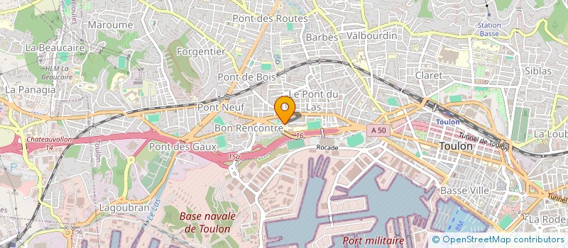 localisation de l'entreprise MONSIEUR DYLAN LUBRANO DI SBARAGLIONE  TOULON