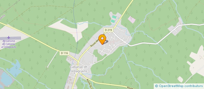 localisation de l'entreprise MONSIEUR DYLAN LUSSAUD  CABANAC-ET-VILLAGRAINS