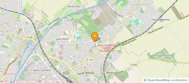 localisation de l'entreprise MONSIEUR DYLAN MACHU  ESCAUDUVRES