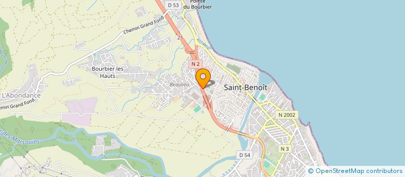 localisation de l'entreprise MONSIEUR DYLAN MAILLOT  SAINT-BENOIT