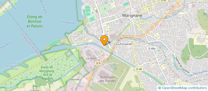 localisation de l'entreprise MONSIEUR DYLAN MALDONADO-QUEVEDO  MARIGNANE