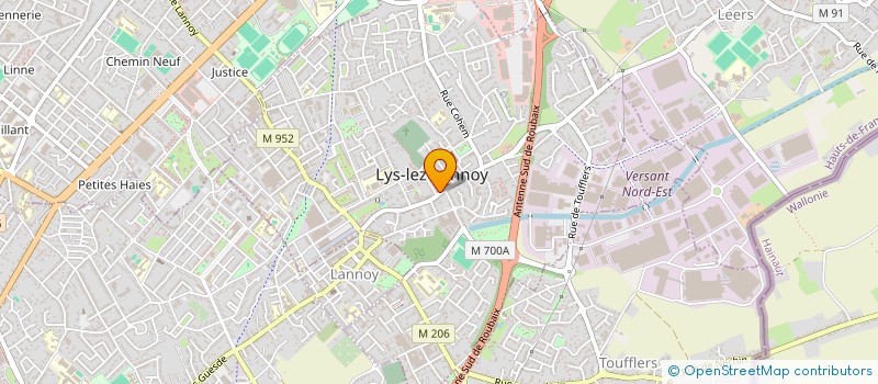 localisation de l'entreprise MONSIEUR DYLAN MANDIAU  LYS-LEZ-LANNOY