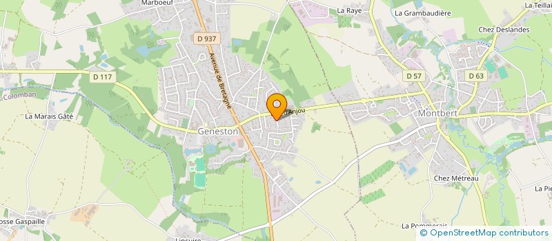 localisation de l'entreprise MONSIEUR DYLAN MANTEAU  GENESTON