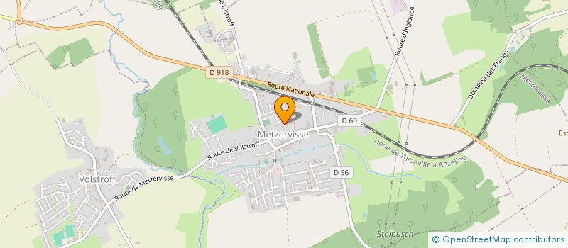 localisation de l'entreprise MONSIEUR DYLAN MARCHAL  METZERVISSE