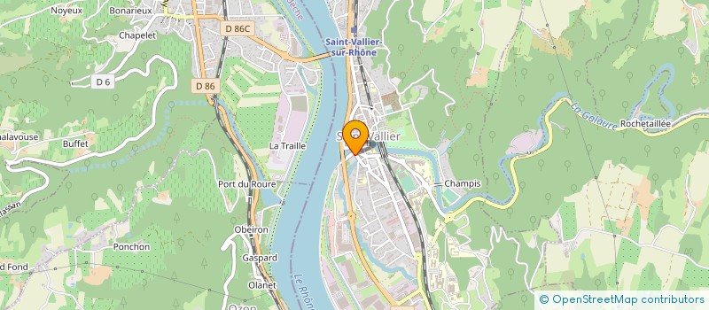 localisation de l'entreprise MONSIEUR DYLAN MARGIRIER  SAINT-VALLIER