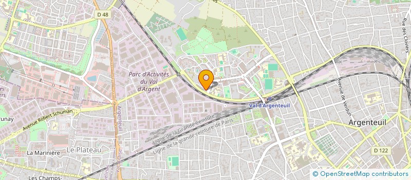 localisation de l'entreprise MONSIEUR DYLAN MARGUERITTE  ARGENTEUIL