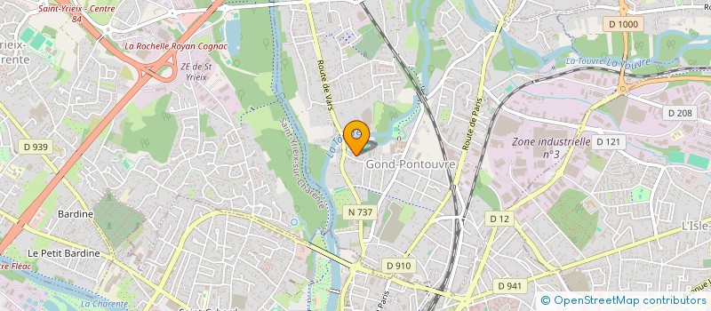 localisation de l'entreprise MONSIEUR DYLAN MARIE  GOND-PONTOUVRE