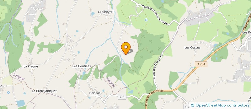 localisation de l'entreprise MONSIEUR DYLAN MARNEUR  SOLIGNAC