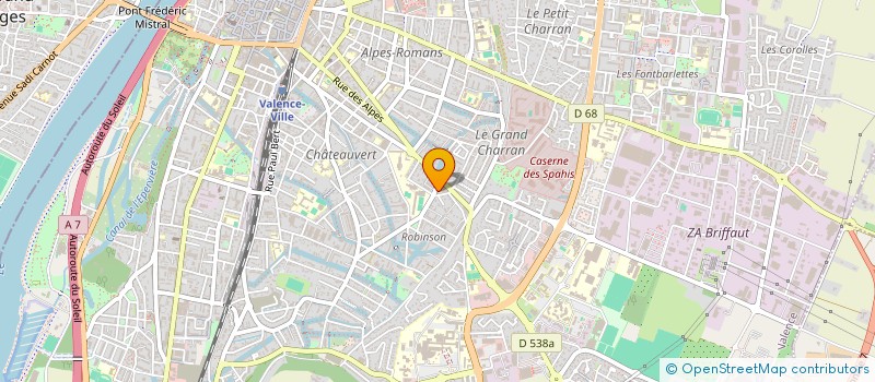 localisation de l'entreprise MONSIEUR DYLAN MAROLLE  VALENCE