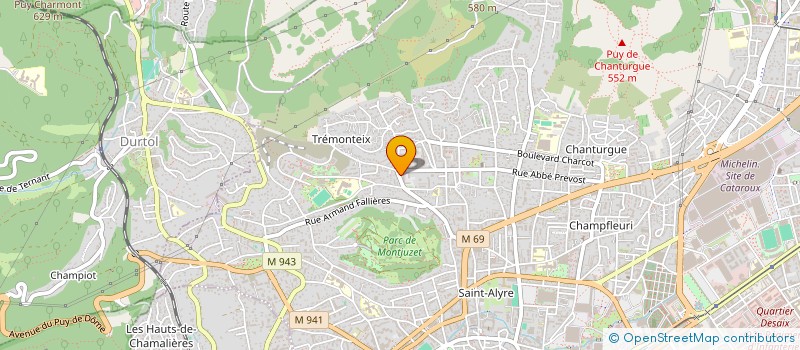 localisation de l'entreprise MONSIEUR DYLAN MARQUES  CLERMONT-FERRAND