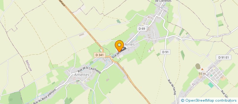 localisation de l'entreprise MONSIEUR DYLAN MARTEL  HAM-EN-ARTOIS