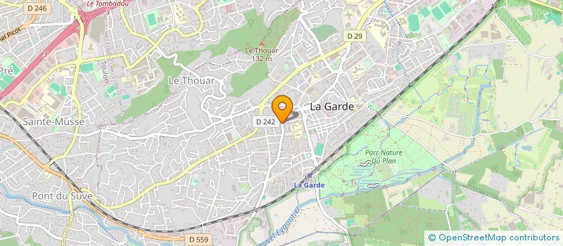 localisation de l'entreprise MONSIEUR DYLAN MARTIN à LA GARDE