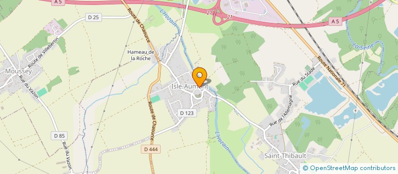 localisation de l'entreprise MONSIEUR DYLAN MARTINEZ  ISLE-AUMONT