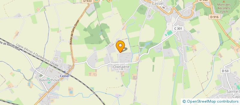 localisation de l'entreprise MONSIEUR DYLAN MASSART  SAINT-GERMAIN-EN-COGLES