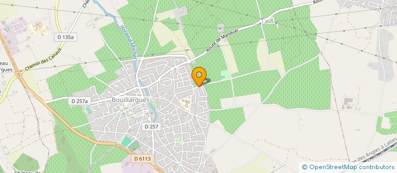 localisation de l'entreprise MONSIEUR DYLAN MAURIN  BOUILLARGUES