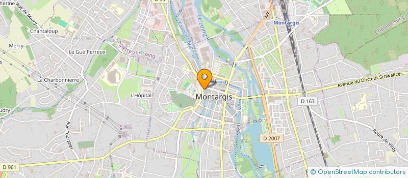 localisation de l'entreprise MONSIEUR DYLAN MAYER à MONTARGIS