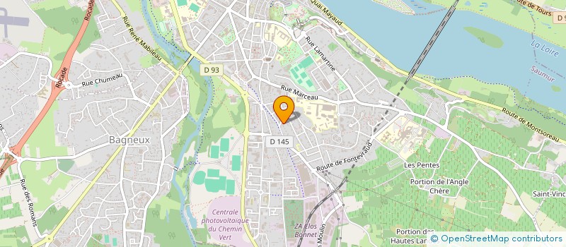 localisation de l'entreprise MONSIEUR DYLAN MAZZOLENI  SAUMUR